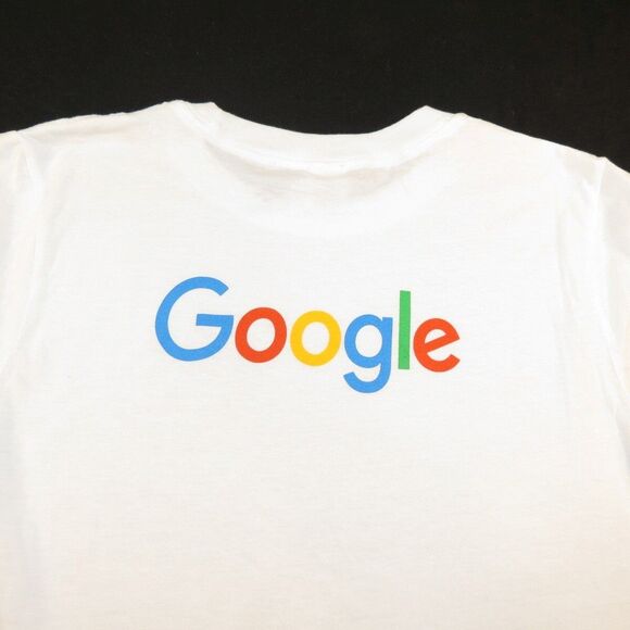 GOOGLE TECH T SHIRT Mens S SUMMER CAMP 2022 EMPLOYEE STAFF CREW White NEW - Picture 1 of 4